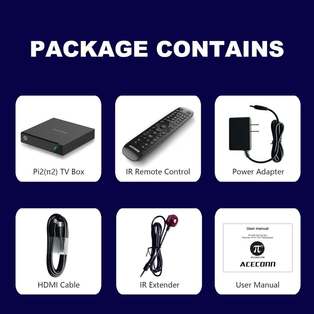 ACECONN Pi2 Linux Streaming Box