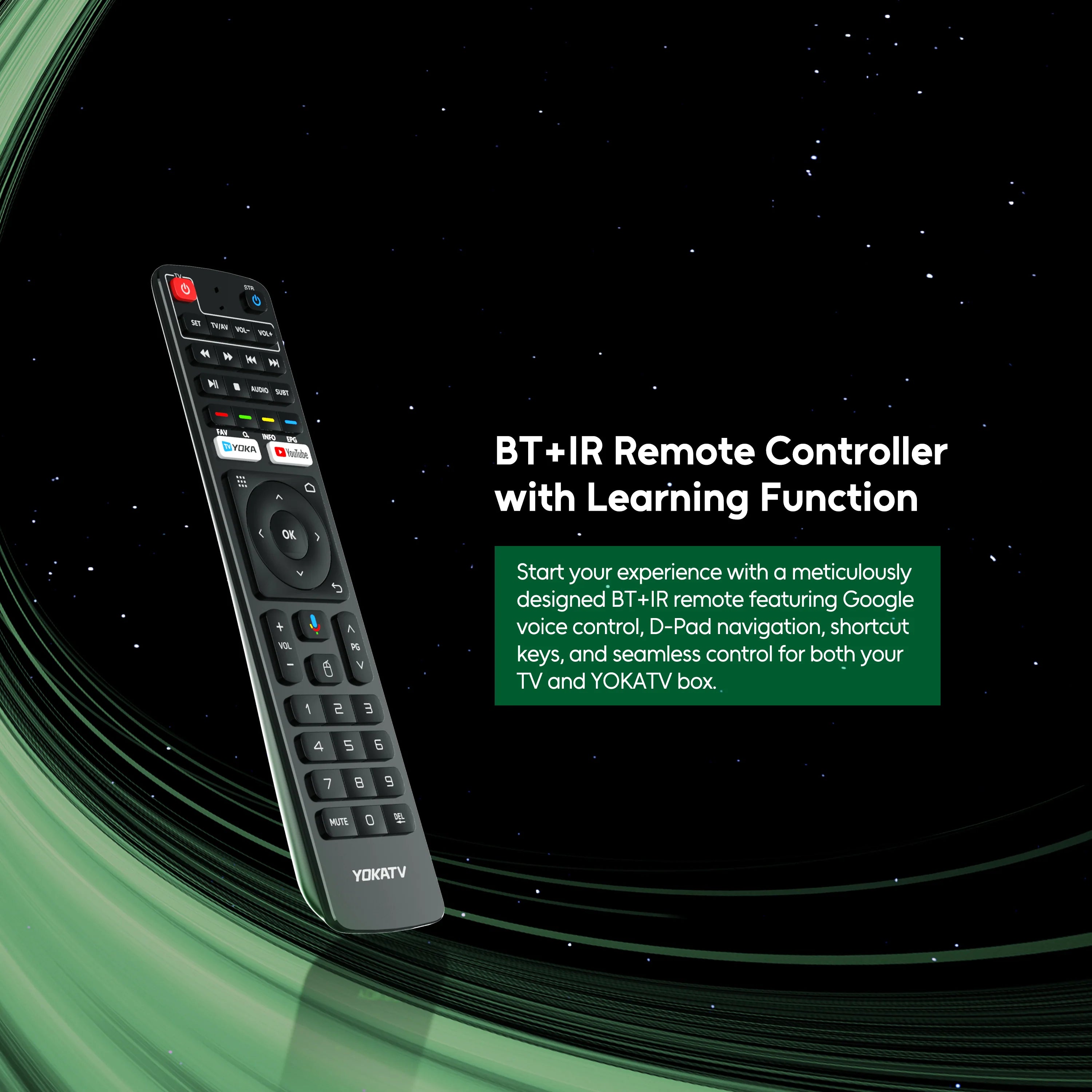 YOKA IPX1 4K Streaming Android TV Box