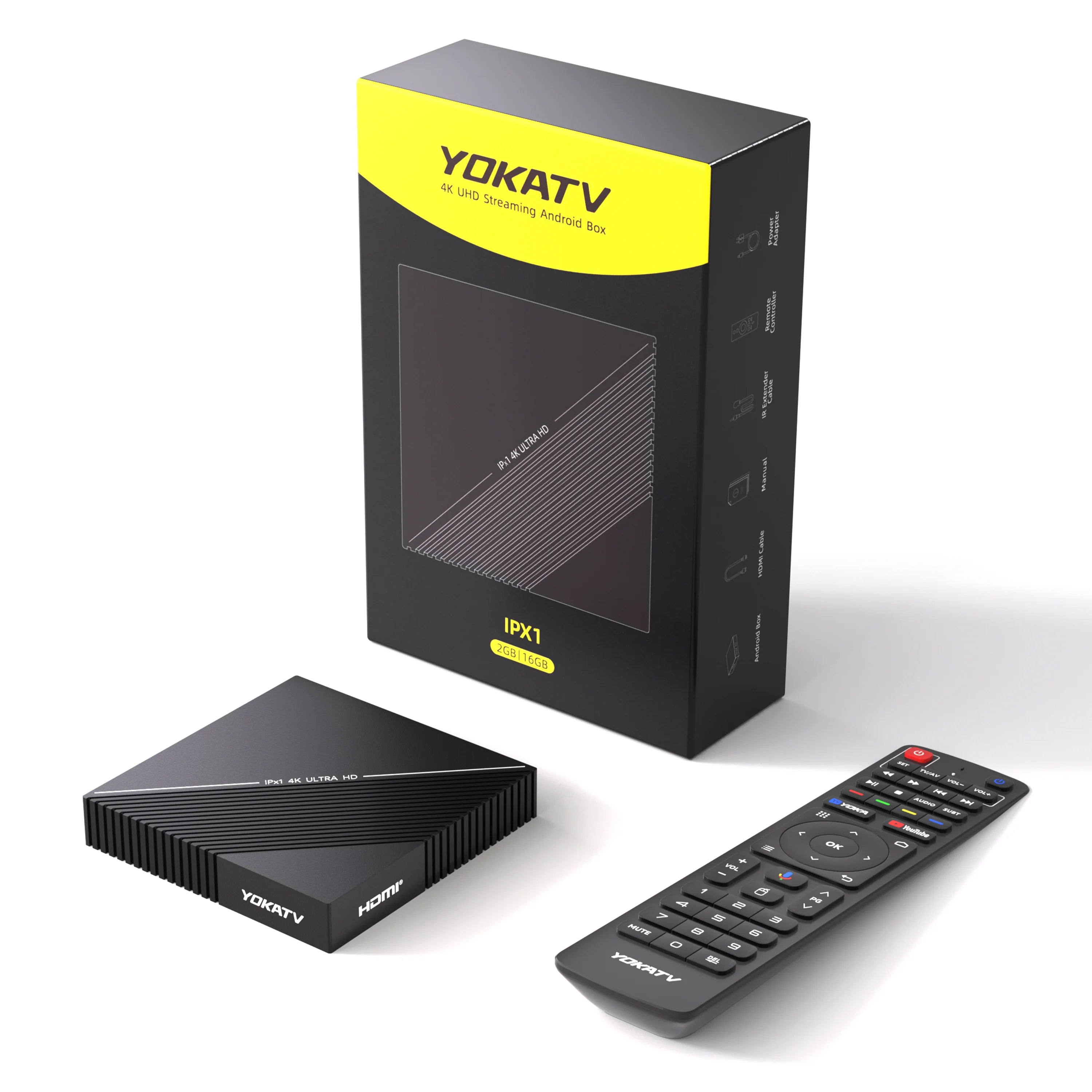 YOKA IPX1 4K Streaming Android TV Box